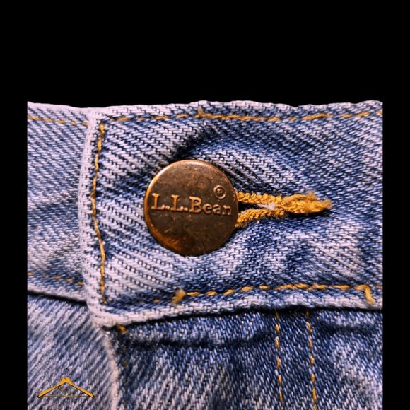 LL Bean Jeans - 44x29, Stonewashed, EUC - Picture 3 of 9